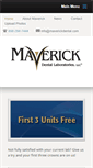 Mobile Screenshot of maverickdental.com