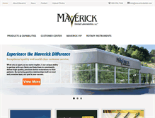 Tablet Screenshot of maverickdental.com
